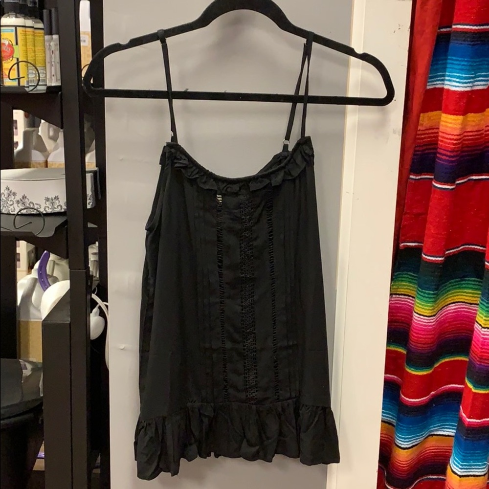 Black Spaghetti Strap